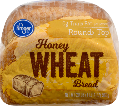 Kroger® Round Top Honey Wheat Bread Perspective: back