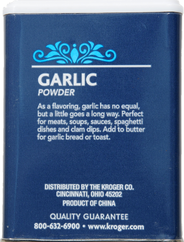 Kroger® Garlic Powder Perspective: back
