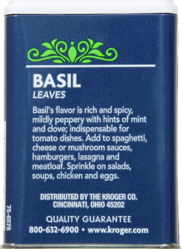 Kroger® Basil Leaves Perspective: back