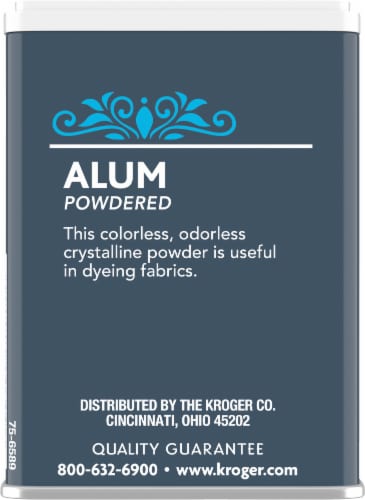 Kroger® Powdered Alum Perspective: back
