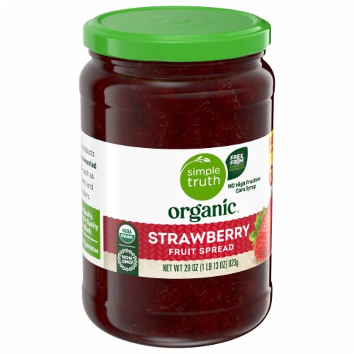 Simple Truth Organic® Strawberry Fruit Spread BIG DEAL! Perspective: back