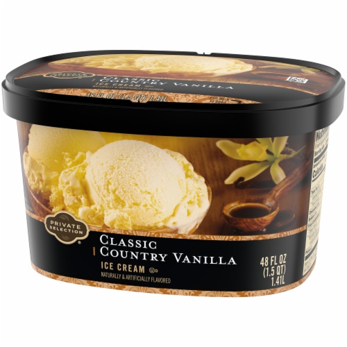 Private Selection® Classic Country Vanilla Ice Cream Perspective: back