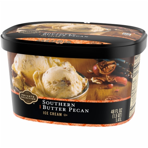Private Selection® Southern Butter Pecan Ice Cream Tub Perspective: back