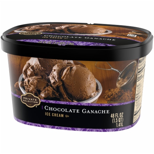 Private Selection® Chocolate Ganache Ice Cream Tub Perspective: back