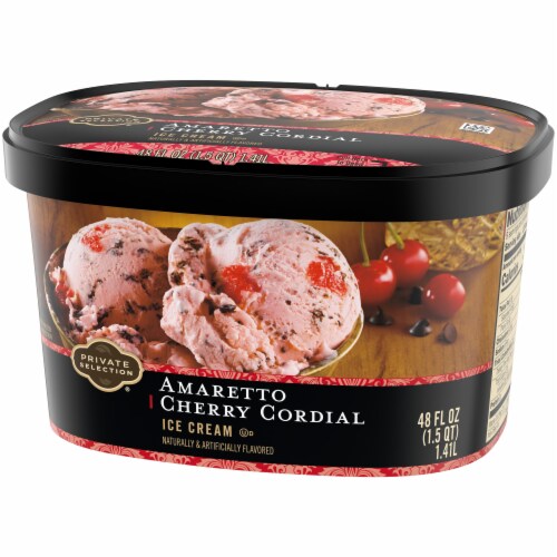 Private Selection® Amaretto Cherry Cordial Ice Cream Tub, 48 oz