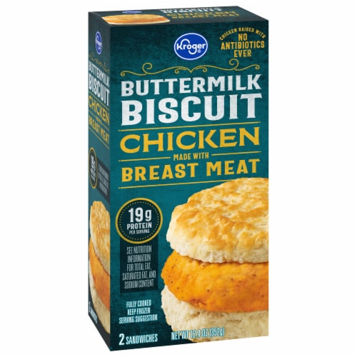Kroger® Chicken on a Buttermilk Biscuit Perspective: back