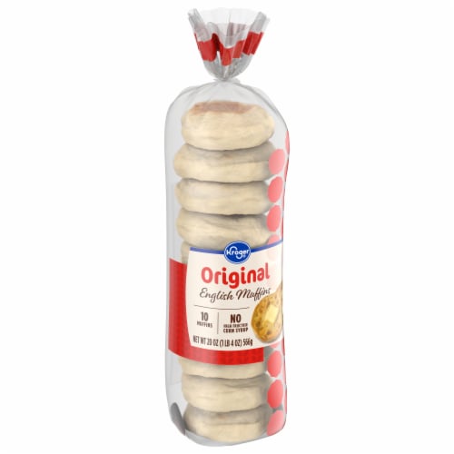 Kroger® Original English Muffins Perspective: back