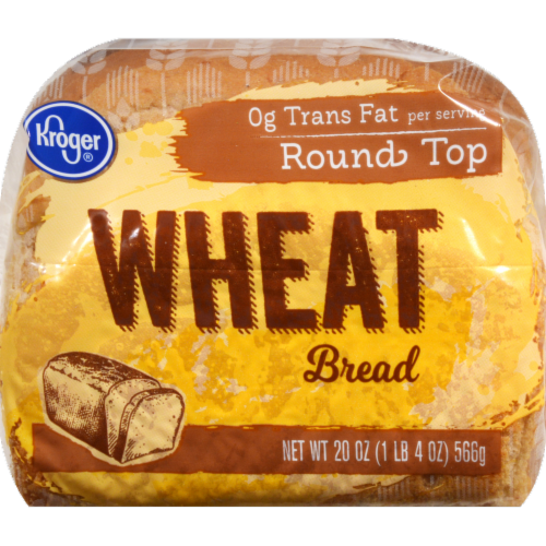 Kroger® Round Top Wheat Bread Perspective: back