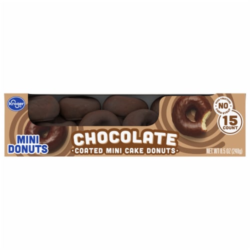 Kroger® Chocolate Coated Mini Donuts Perspective: back