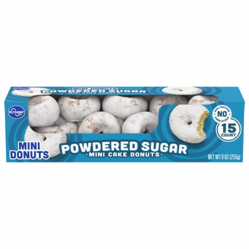 Kroger® Powdered Sugar Mini Donuts Perspective: back