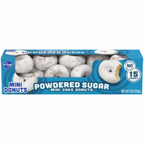 Kroger® Powdered Sugar Mini Donuts Perspective: back
