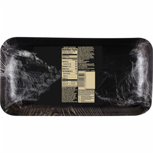 Kroger® Bacon Cheddar Ground Beef Patties Perspective: back