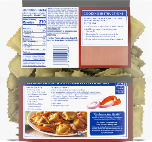 Kroger® Fennel Sausage Ravioli Perspective: back