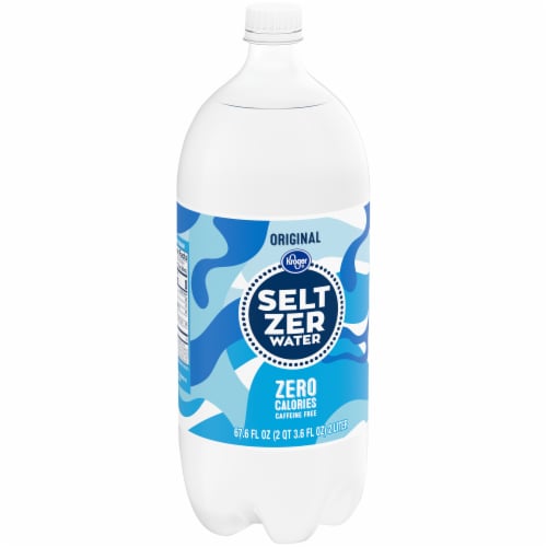 Kroger® Original Seltzer Water Bottle Perspective: back