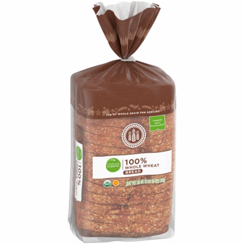 Simple Truth Organic™ 100% Whole Wheat Bread Perspective: back