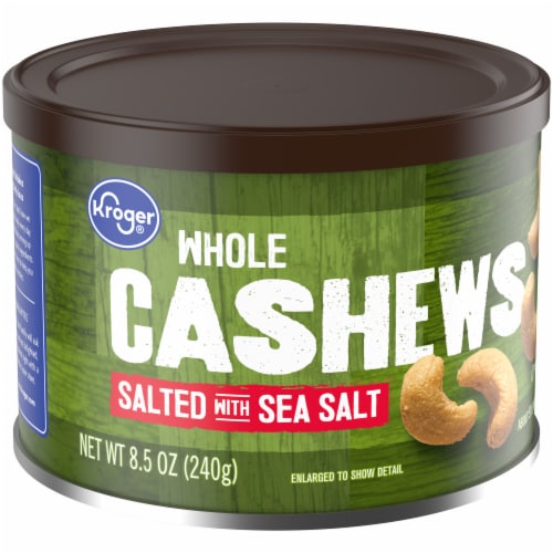 Kroger® Salted Whole Cashews Perspective: back