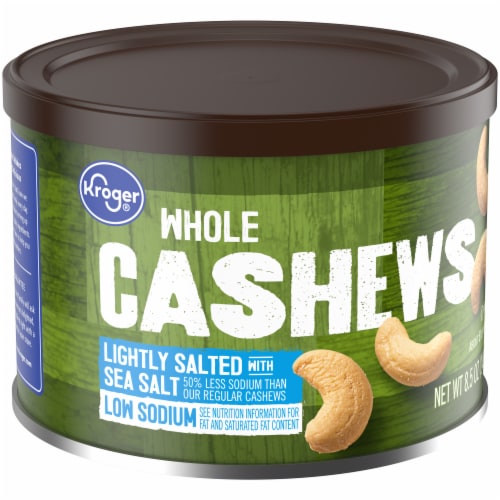 Kroger® Whole Lightly Salted Cashews Perspective: back