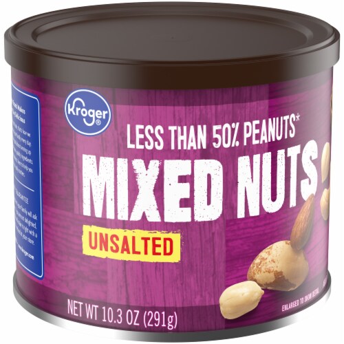 Kroger® Unsalted Mixed Nuts Perspective: back