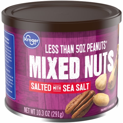 Kroger® Salted with Sea Salt Mixed Nuts Perspective: back