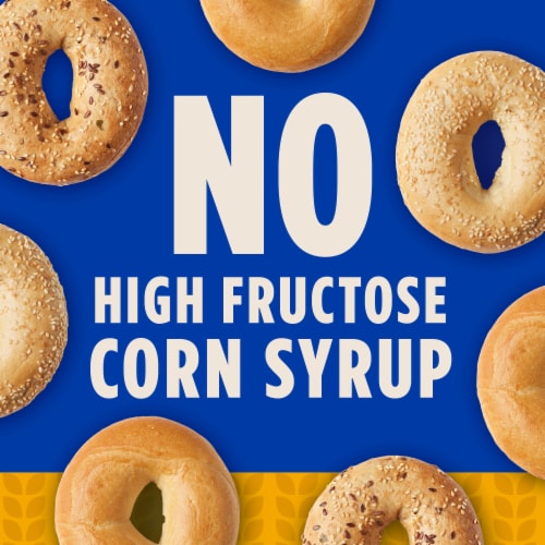 Kroger® 100% Whole Wheat Bagels Perspective: back