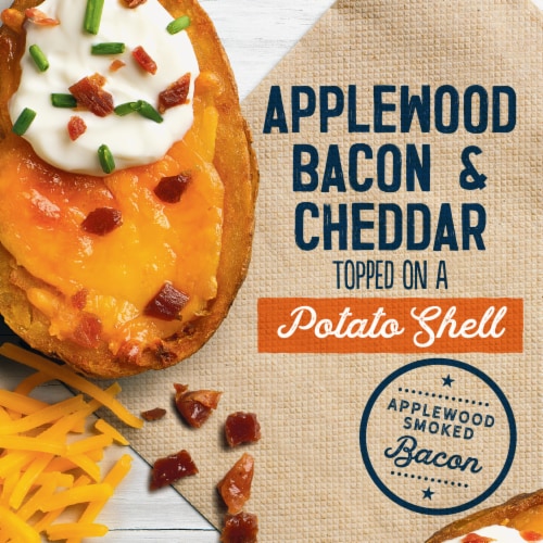 Kroger® Cheddar & Bacon Potato Skins Perspective: back