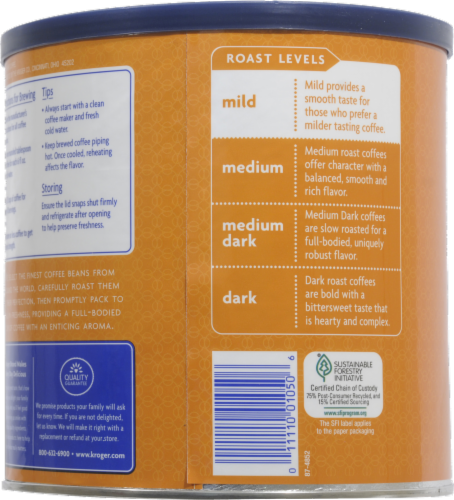 Kroger® Breakfast Blend Mild Roast Ground Coffee Perspective: back