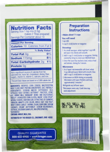 Kroger®  Bearnaise Sauce Mix Perspective: back