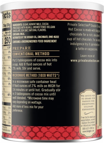 Private Selection® Double Cocoa Hot Cocoa Mix Perspective: back