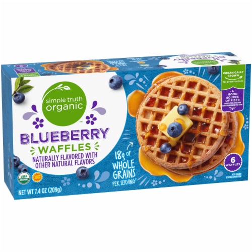 Simple Truth Organic™ Blueberry Waffles Perspective: back