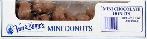 Van de Kamp's Mini Chocolate Donuts Perspective: back
