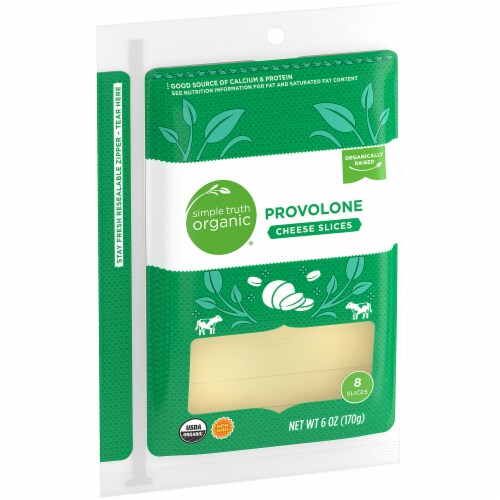 Simple Truth Organic® Provolone Sliced Cheese Perspective: back