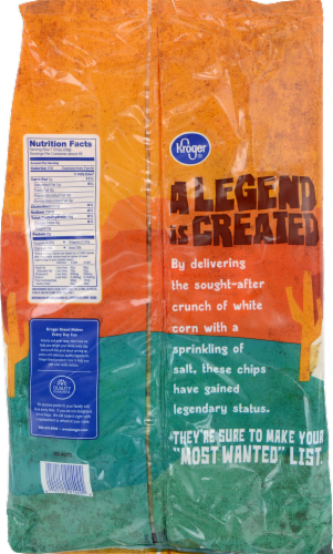 Kroger® Restaurant Style Tortilla Chips Perspective: back