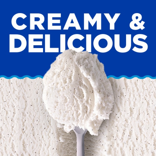 Kroger® Deluxe Artisan Vanilla Bean Ice Cream Pint Perspective: back