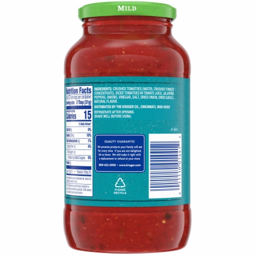 Kroger® Traditional Mild Salsa Perspective: back
