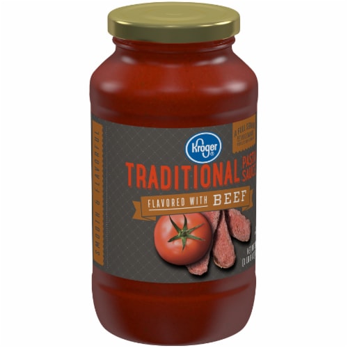 Kroger® Traditional Beef Flavored Pasta Sauce Perspective: back