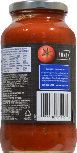 Kroger®  Beef Flavored Pasta Sauce Perspective: back