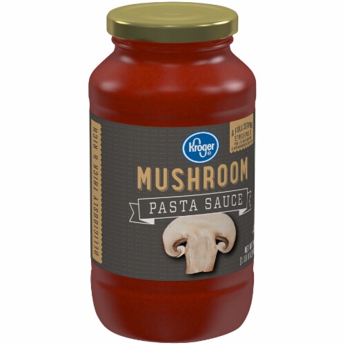 Kroger®  Mushroom Pasta Sauce Jar Perspective: back
