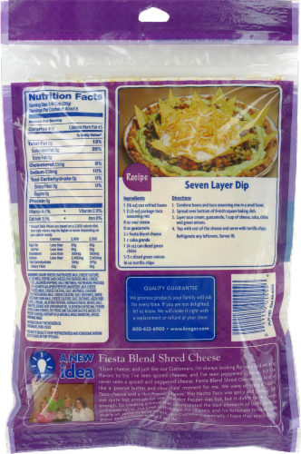 Kroger®  Shredded Fiesta Blend Cheese Perspective: back