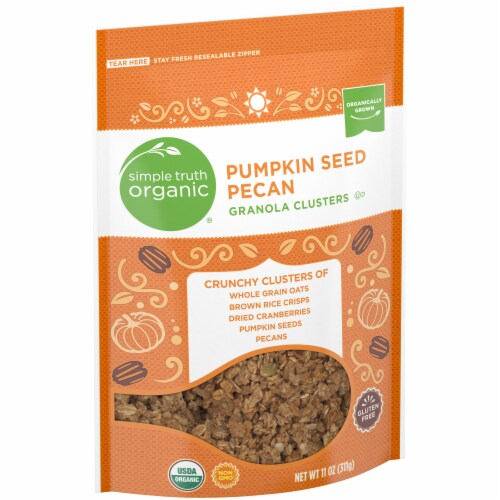 Simple Truth Organic® Pumpkin Seed Pecan Granola Cereal Clusters Perspective: back