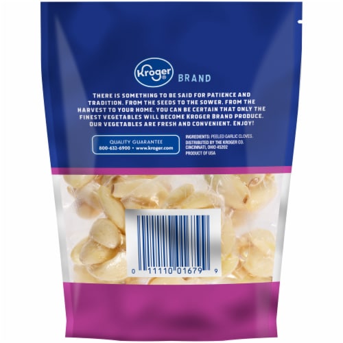 Kroger® Peeled Garlic Perspective: back