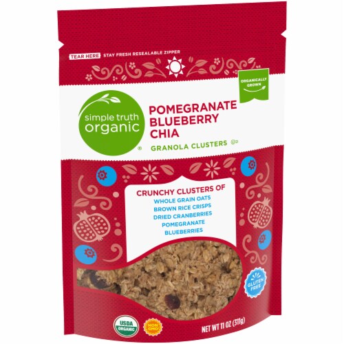 Simple Truth Organic® Pomegranate Blueberry Chia Granola Clusters Perspective: back
