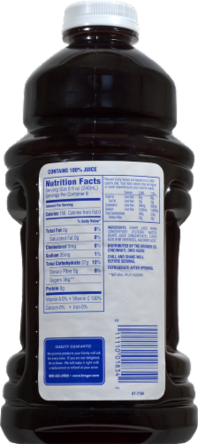 Kroger® 100% Grape Juice Perspective: back