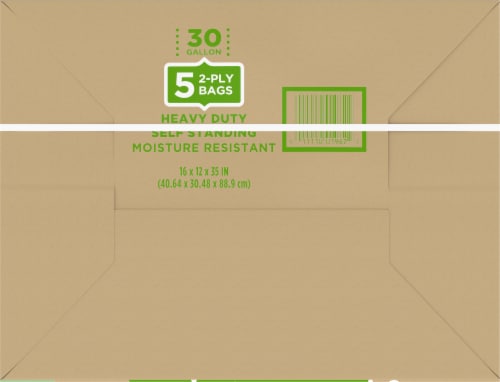 Simple Truth™ 30 Gallon Lawn & Garden Leaf Waste Bags Perspective: back