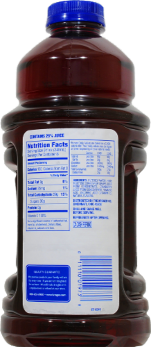 Kroger® Grape Cranberry Juice Cocktail Perspective: back