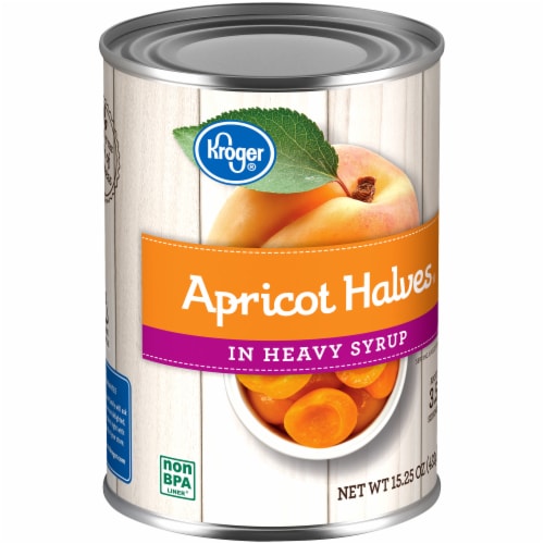 Kroger® Canned Apricot Halves in Heavy Syrup Perspective: back