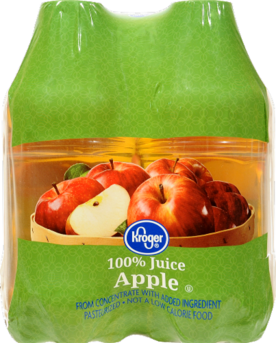 Kroger® No Sugar Added 100% Apple Juice Perspective: back