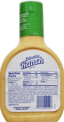 Kroger® Sriracha Ranch Dressing Perspective: back