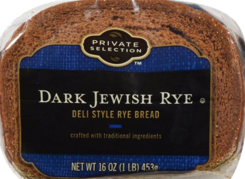 Private Selection™ Dark Jewish Rye Bread Perspective: back