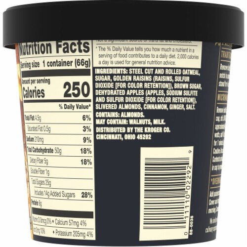 Private Selection™ Moroccan Spice Steel Cut Rolled Oatmeal Perspective: back