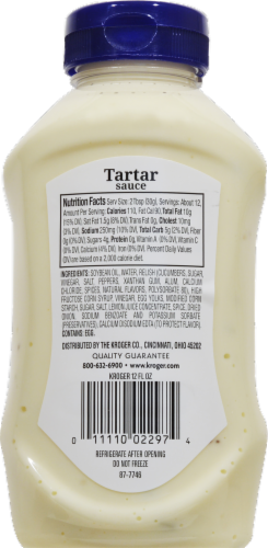 Kroger® Tartar Sauce Squeeze Bottle Perspective: back